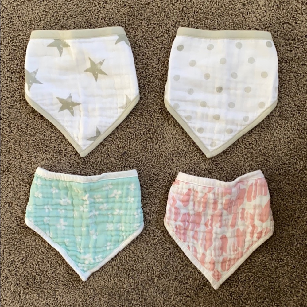 Aden & Anais bandana bibs